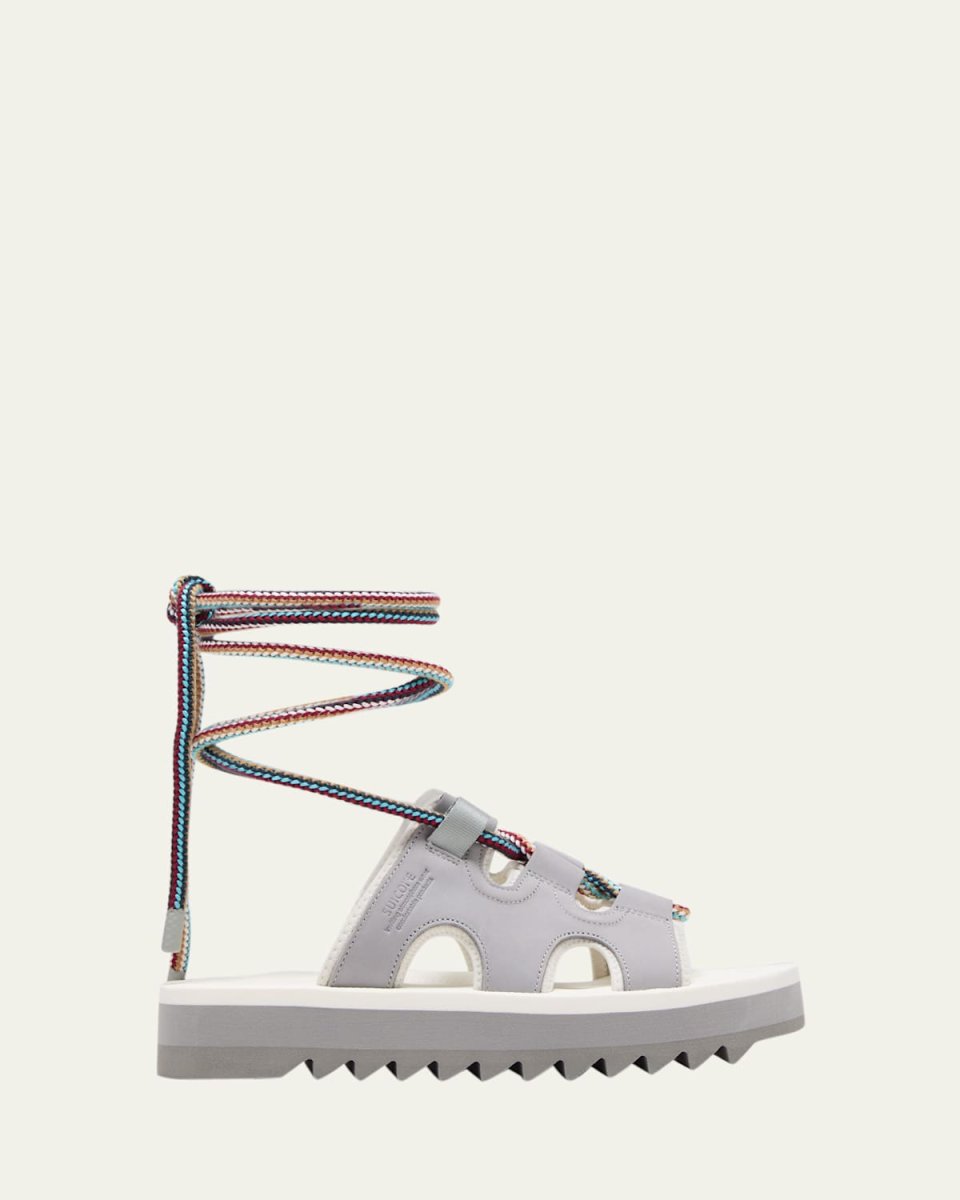 Ray Lace-Up Slide Sandals